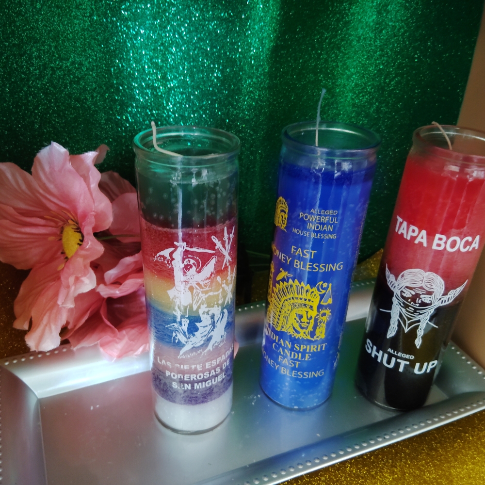 Colorful Spiritual Candles Set